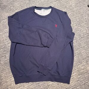 U.S. Polo Assn. Dark Blue Crewneck Sweater